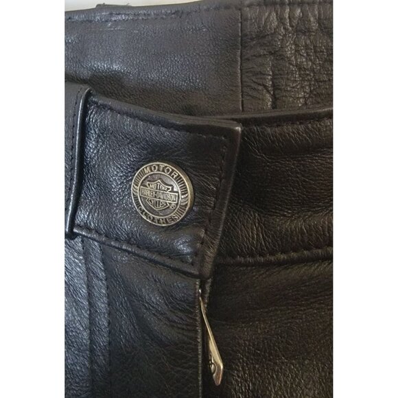 Harley Davidson Leather Pants - Picture 3 of 14